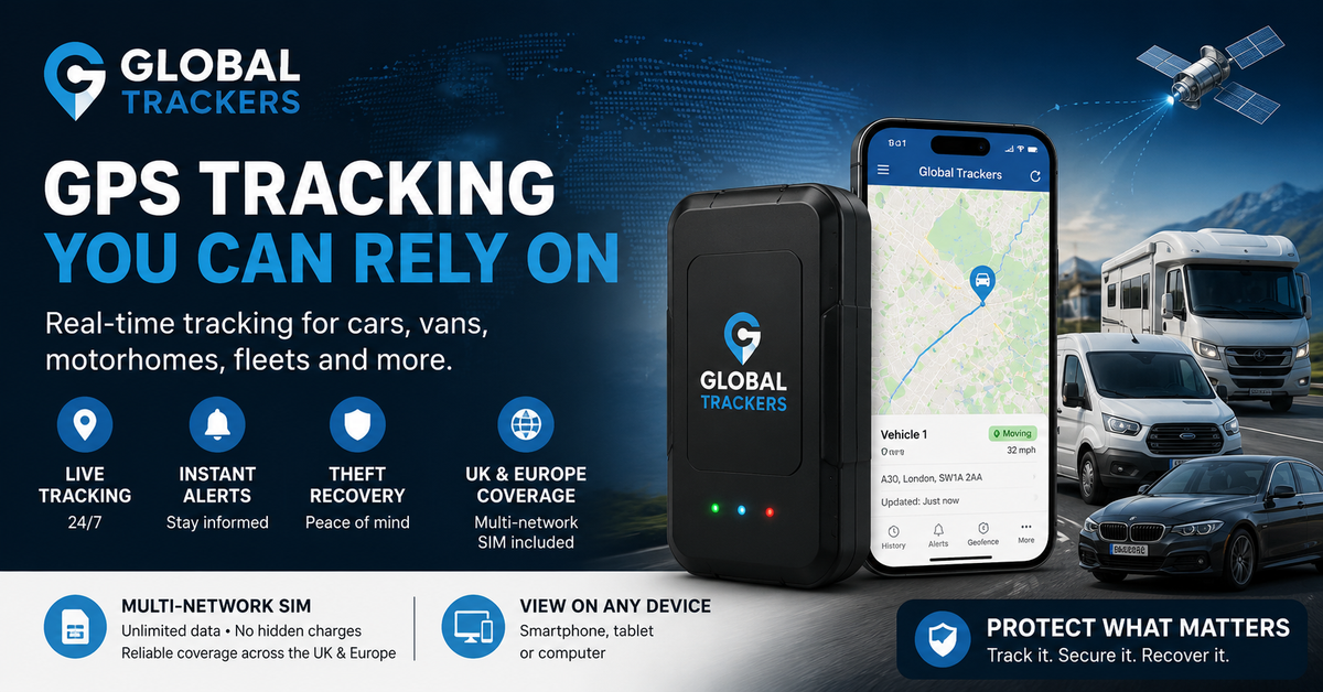 GPS Tracking for Cars, Vans, Motorhomes & Fleets | Global Trackers